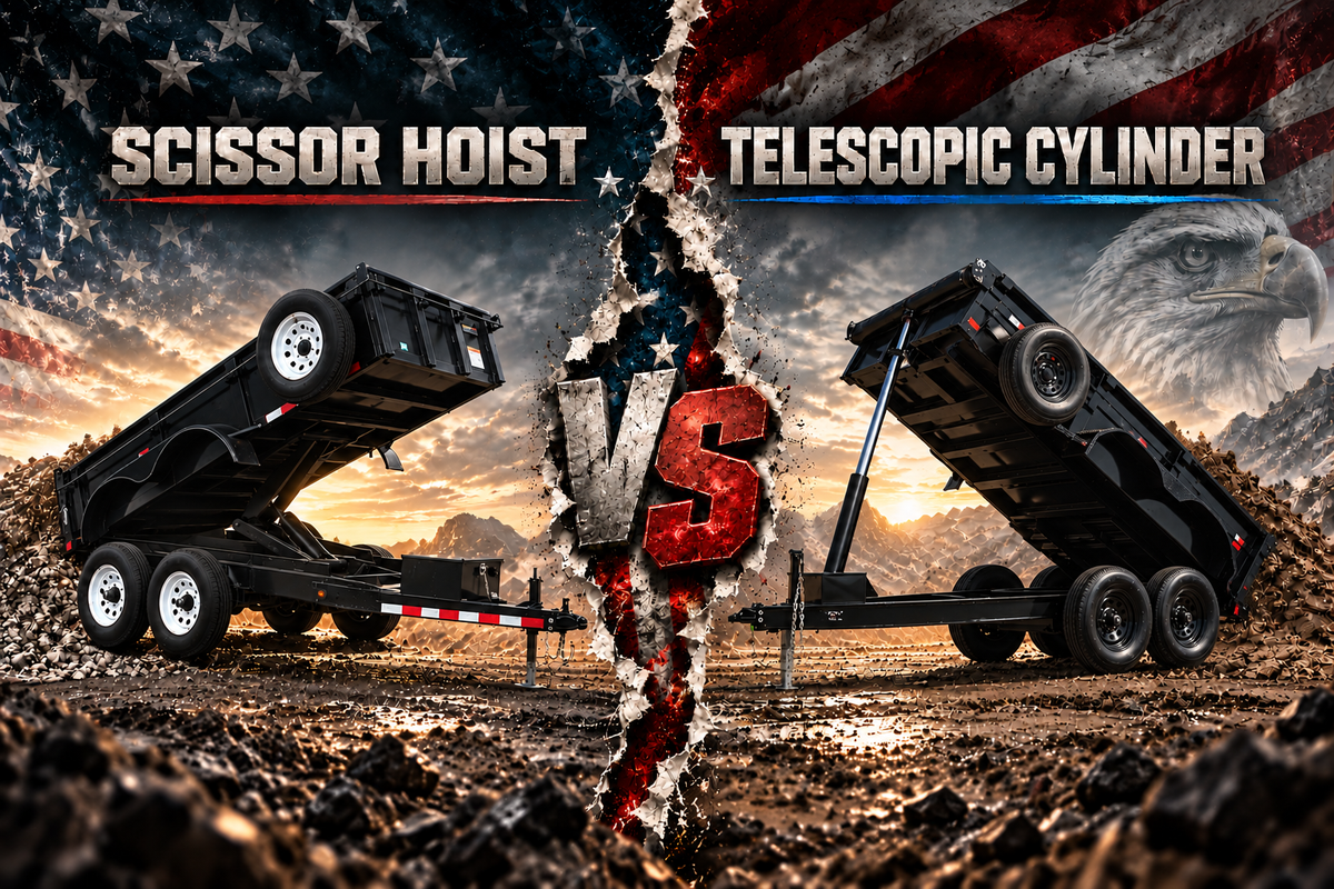 Dump Trailer Scissor Hoist vs. Telescopic Cylinder: Which Is Better?