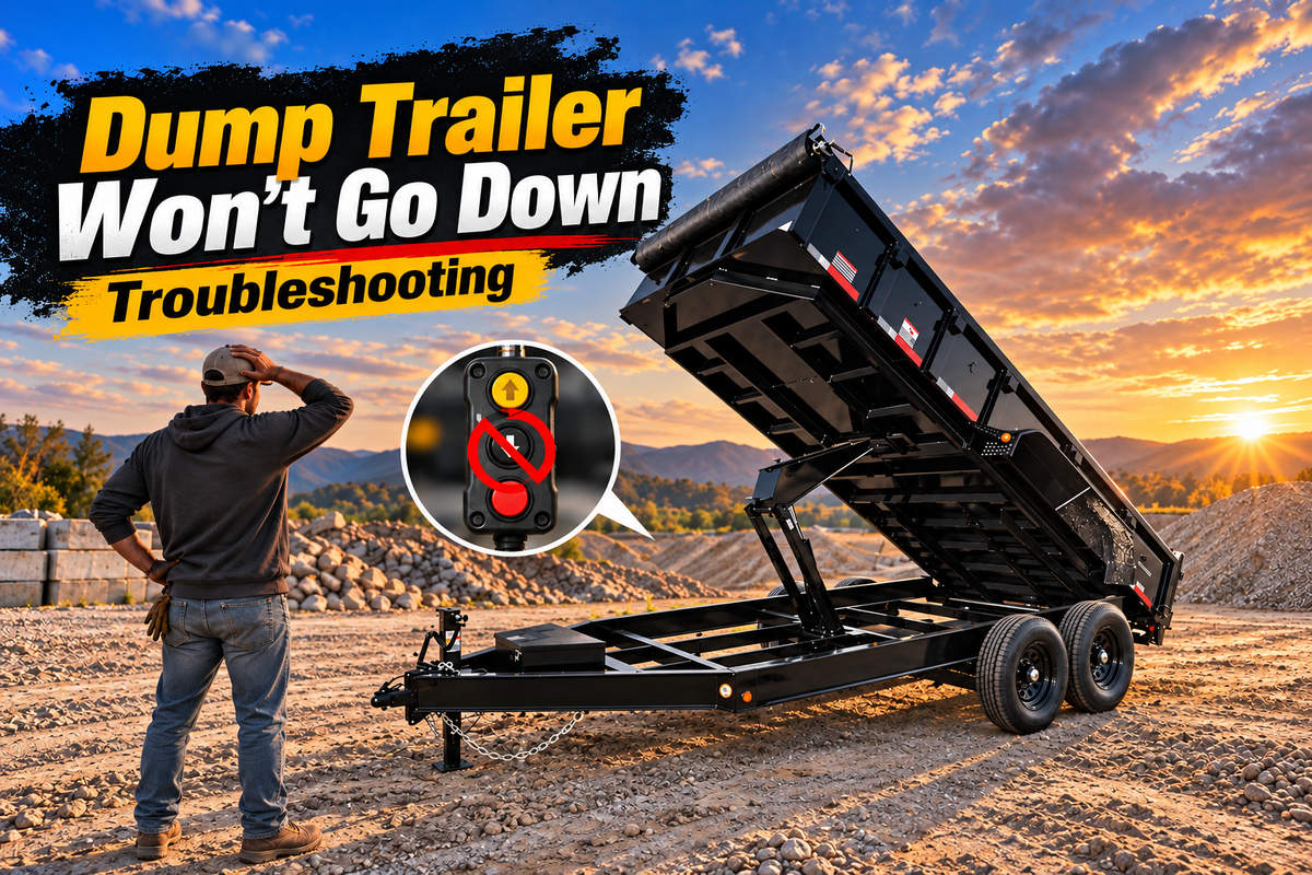 Dump Trailer Won't Go Down - Troubleshooting
