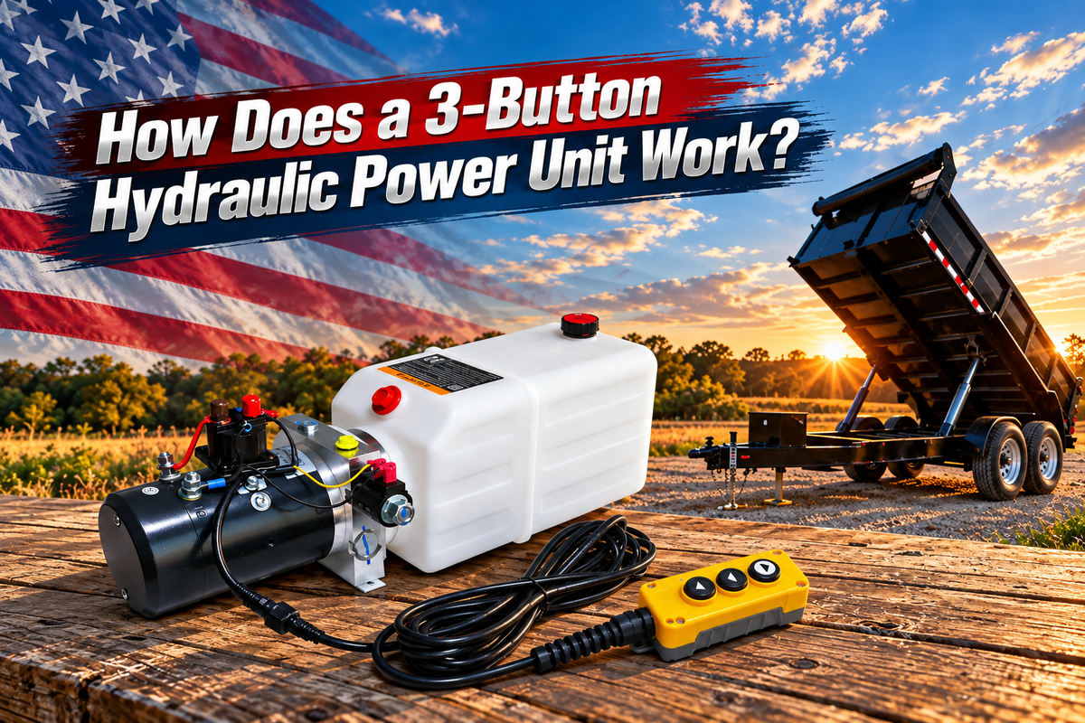 How Does a 3-Button Hydraulic Power Unit Work?