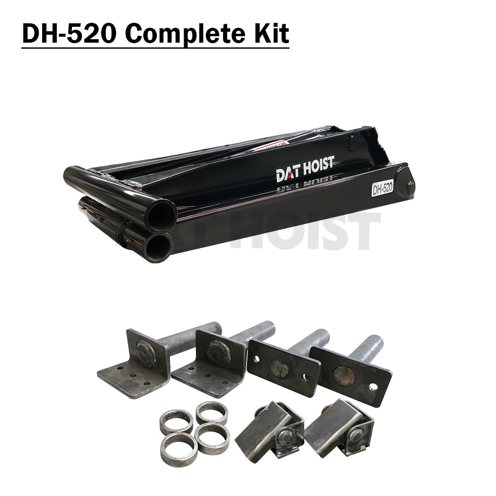 10 Ton Hydraulic Scissor Hoist  – Fits 12–16' Dump Body | DH-520 Pro for Trailer