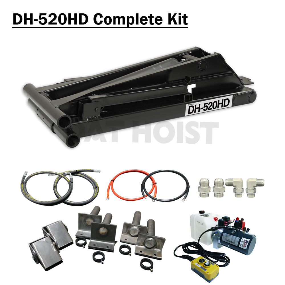 10 Ton Hydraulic Scissor Hoist Kit for 12–16' Dump Body | DH-520HD