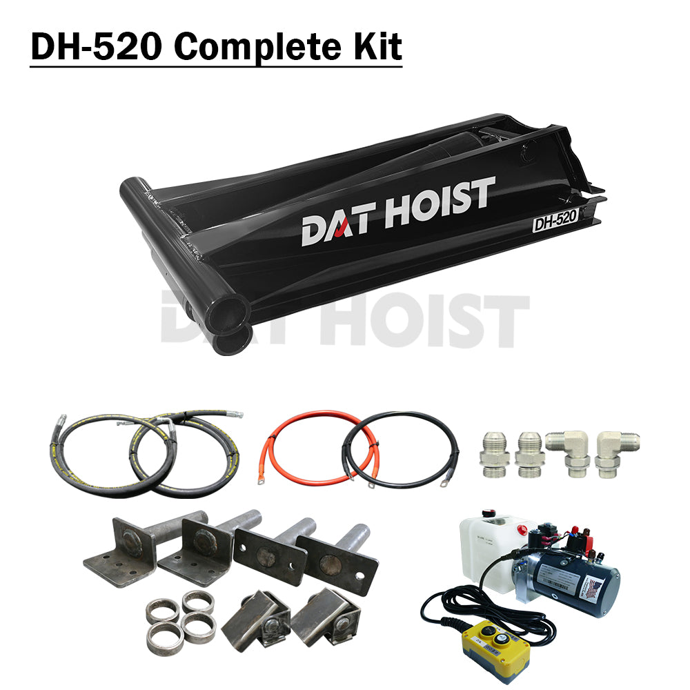 10 Ton Hydraulic Scissor Hoist Kit for 12–16' Dump Body | DH-520 for Trailer