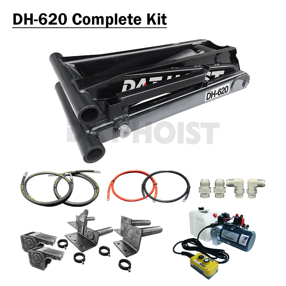 12 Ton Hydraulic Scissor Hoist Kit for 16–18' Dump Body | DH-620