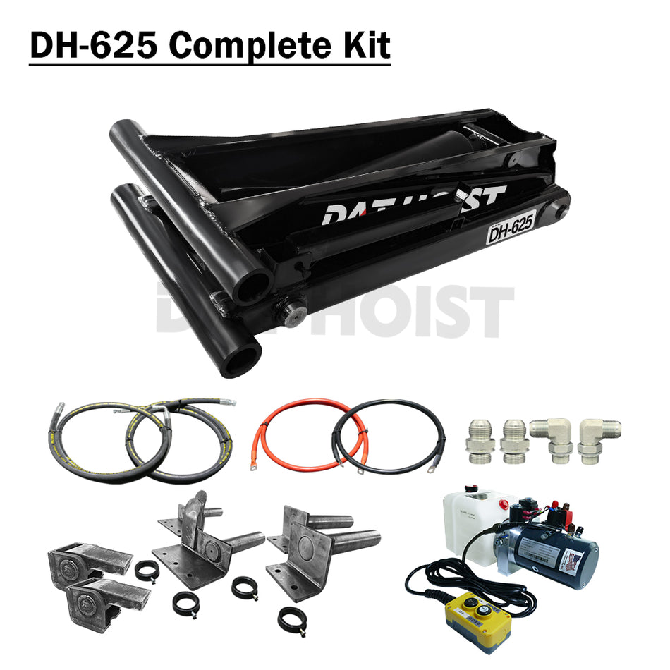 12 Ton Hydraulic Scissor Hoist Kit for 16–20' Dump Body | DH-625