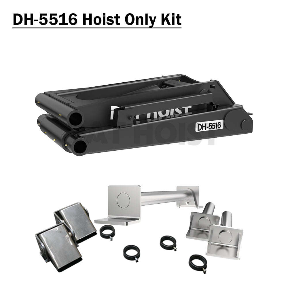 14 Ton Dual Cylinder Hydraulic Scissor Hoist for 10–14' Dump Body | DH-5516