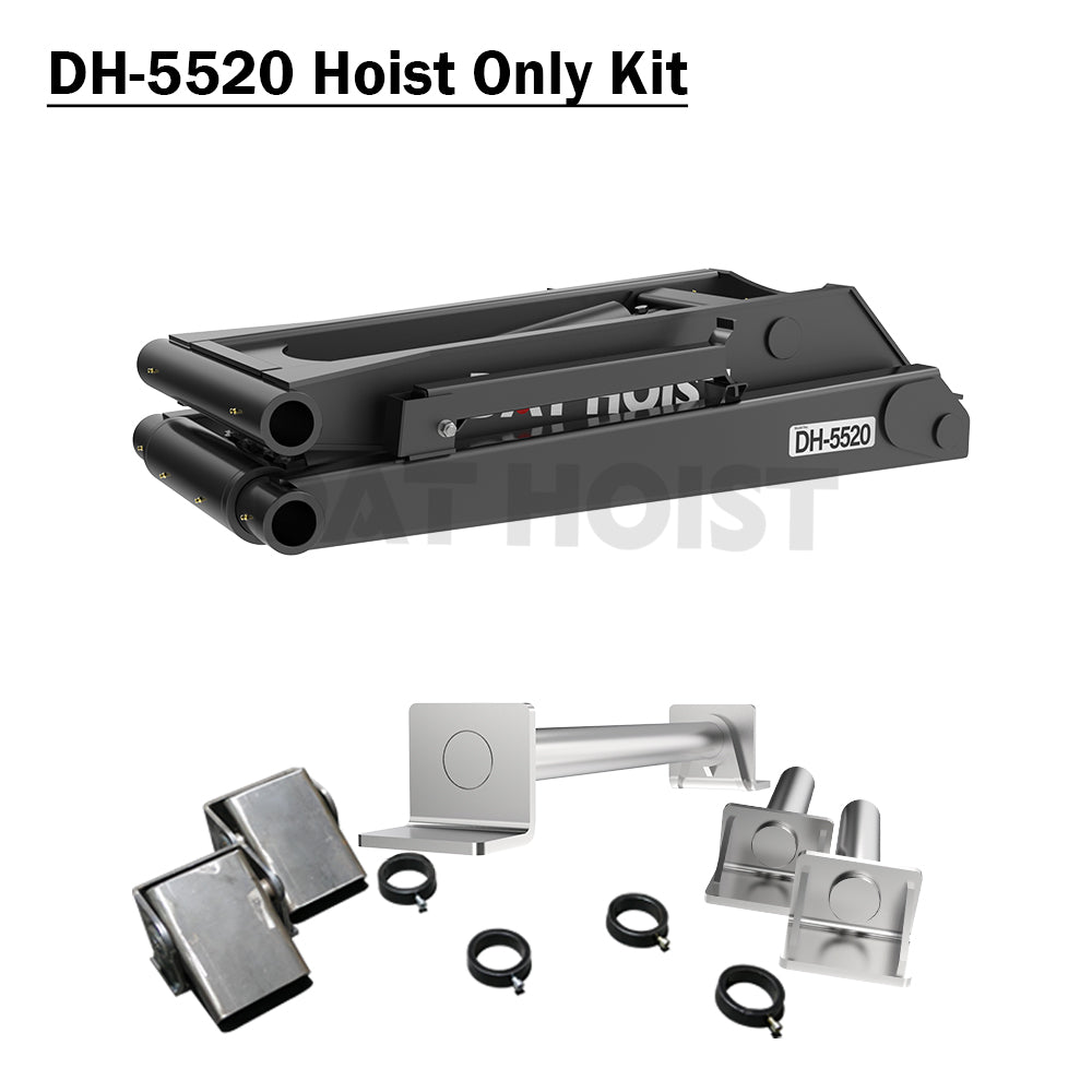 16 Ton Dual Cylinder Hydraulic Scissor Hoist for 12–16' Dump Body | DH-5520