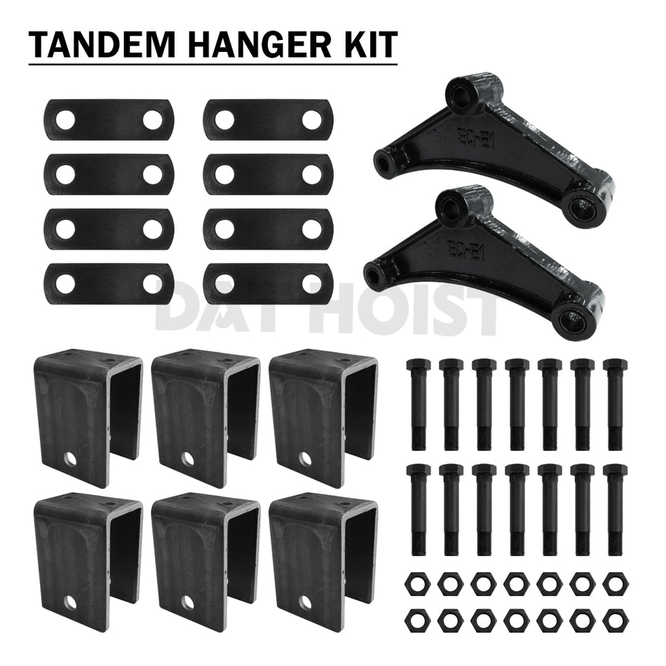 3500–7000 lb Axle Trailer Double Eye Tandem Hanger Kit