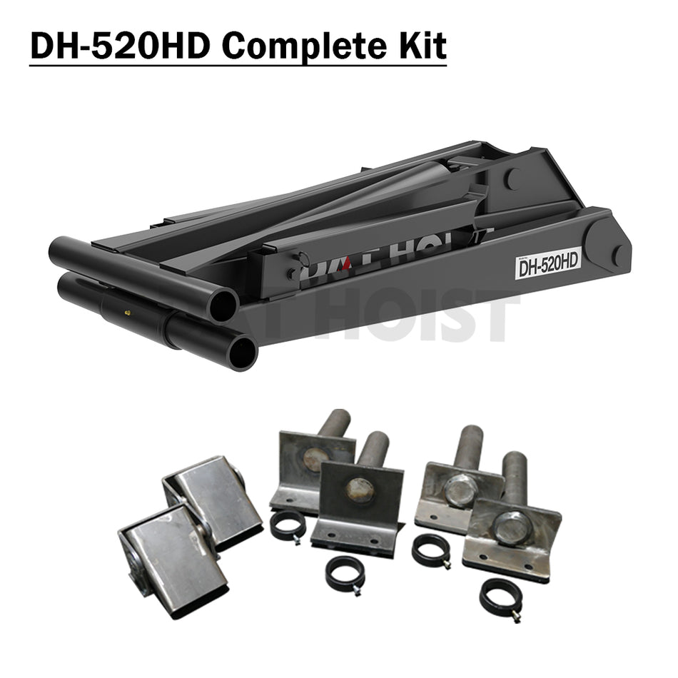 10 Ton Heavy-Duty Hydraulic Scissor Hoist for 12–16' Dump Body | DH-520HD for Truck