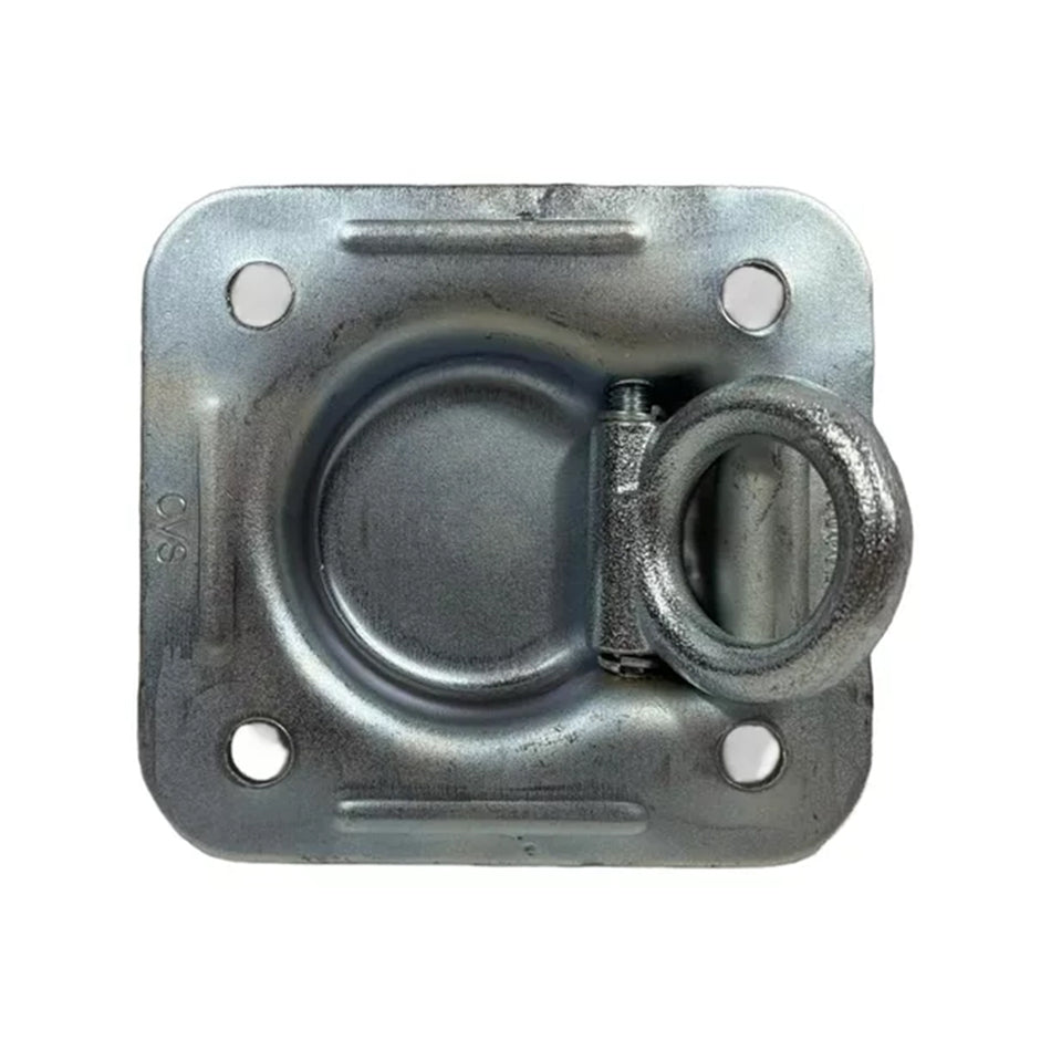 Square Tie-Down D-Ring with Ring