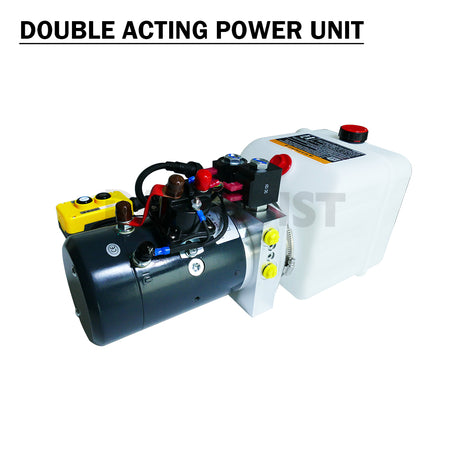 12V DC Electric Double Action Hydraulic Power Unit Dump Body Pump 3200 PSI