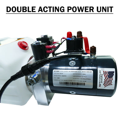 12V DC Electric Double Action Hydraulic Power Unit Dump Body Pump 3200 PSI