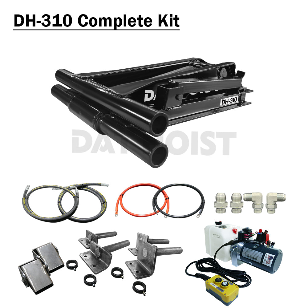 3 Ton Hydraulic Scissor Hoist Kit for 8–10' Dump Body | DH-310