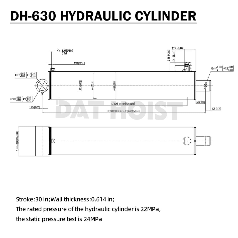 DH-630 Hydraulic Cylinde