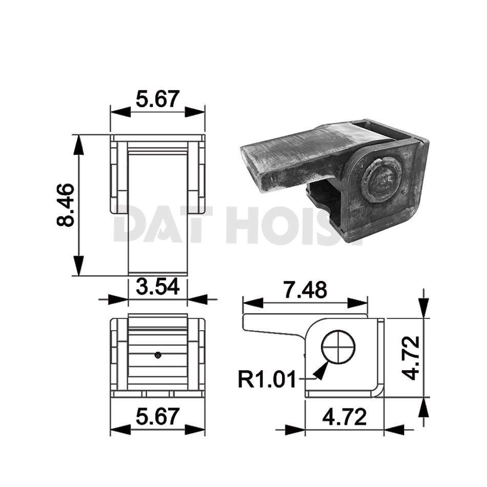 6-Series Dump Hinges