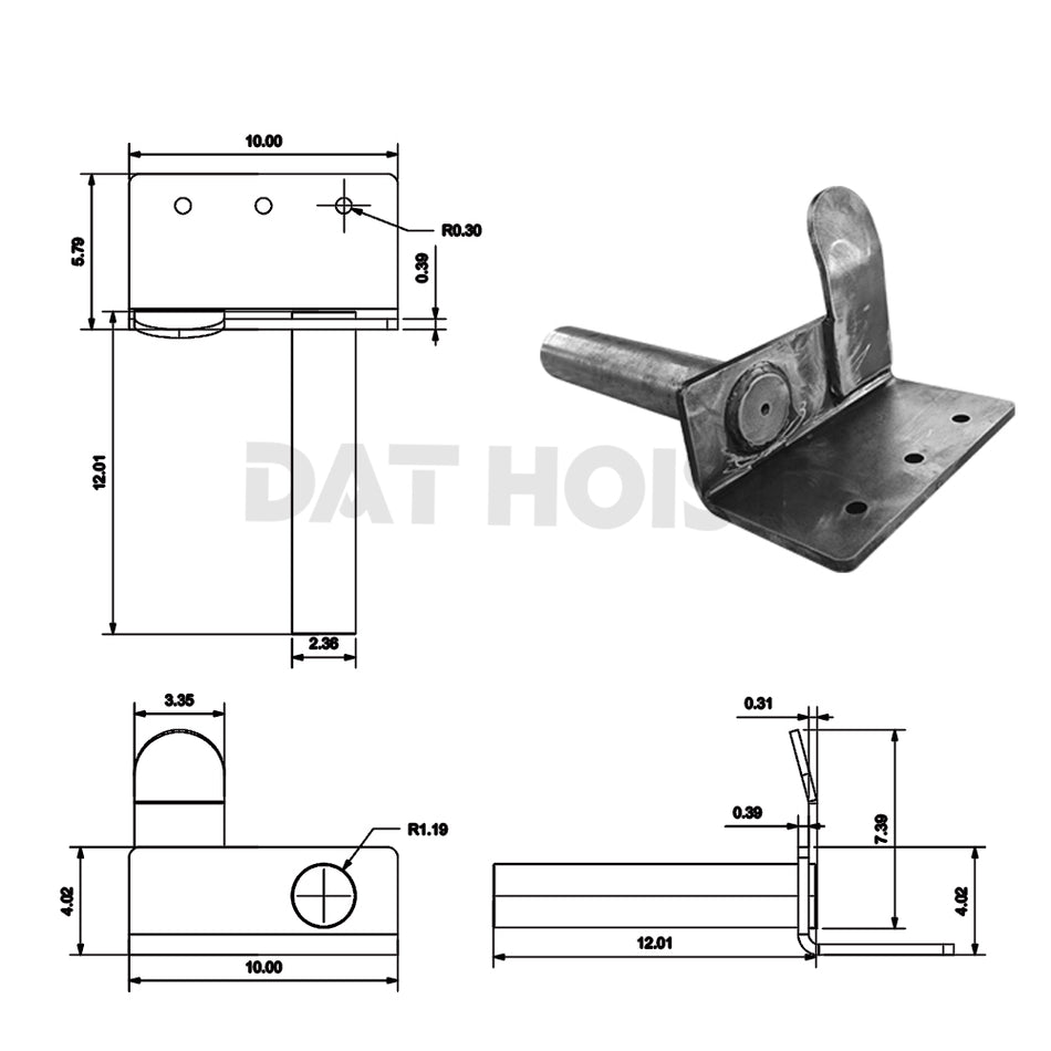 Six Series Lower Mounting Arm LH