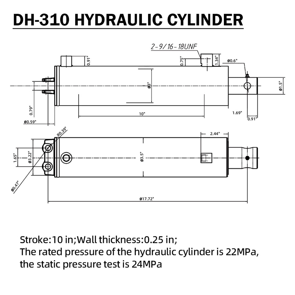 DH-310 Hydraulic Cylinder