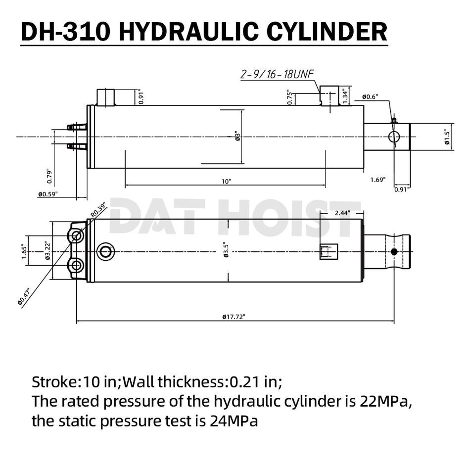 DH-310 Hydraulic Cylinder