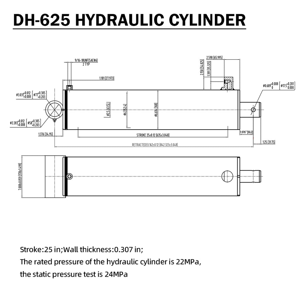 DH-625 Hydraulic Cylinde