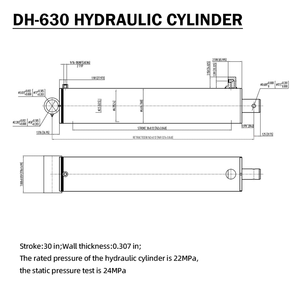 DH-630 Hydraulic Cylinde